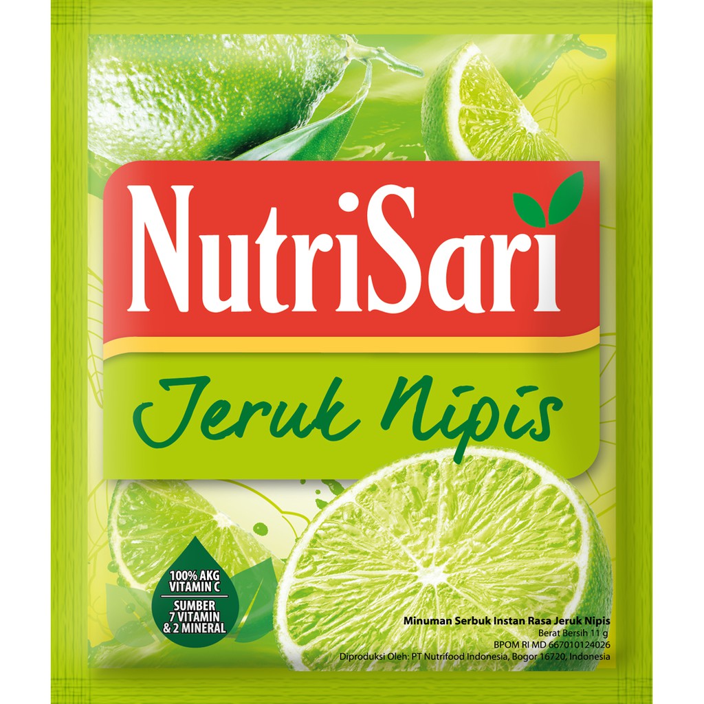 

NutriSari Jeruk Nipis 1 PACK (4 RENCENG)