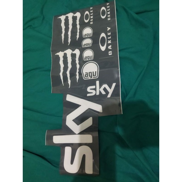 mall sticker repaint helm ala AGV Luca Marini