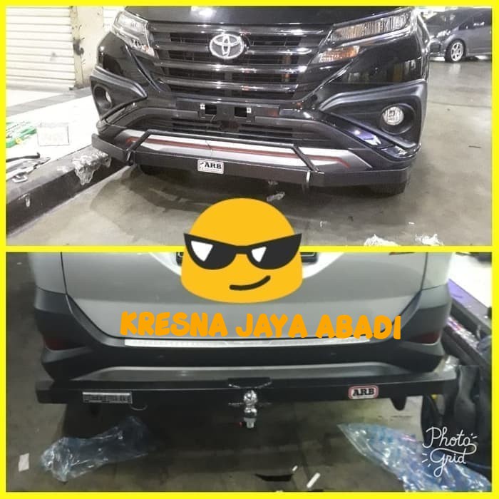 Paket Tanduk Depan + Towing Belakang All new Rush