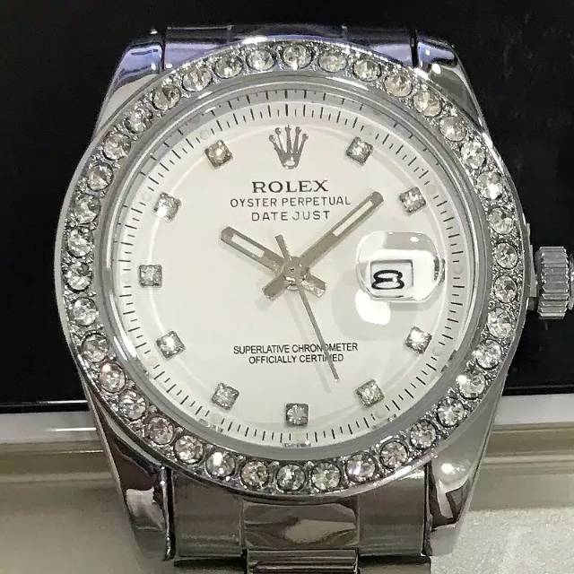JAM TANGAN PRIA ROLEX DIAMOND PREMIUM QUALITY