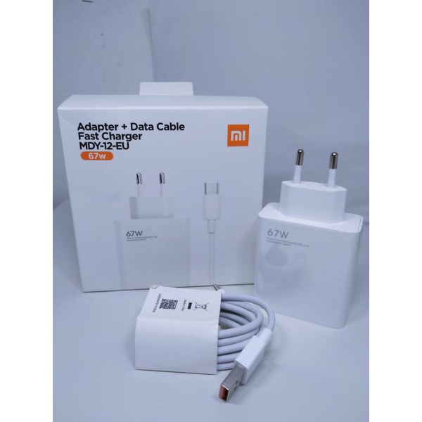 CHARGER XIAOMI 67W USB TIPE C FAST CHARGING MURAH MERIAH MDY-12-EU