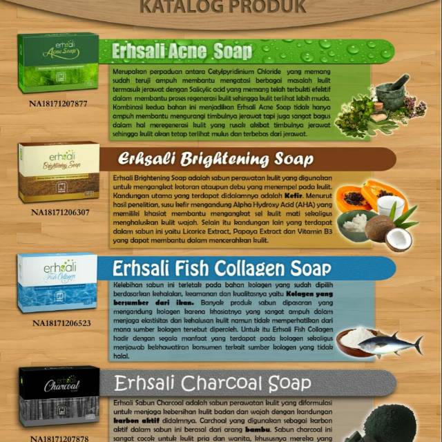 Sabun wajah Erhsali Ori Nasa / Sabun pencerah wajah/penghilang jerawat/sabun anti acne