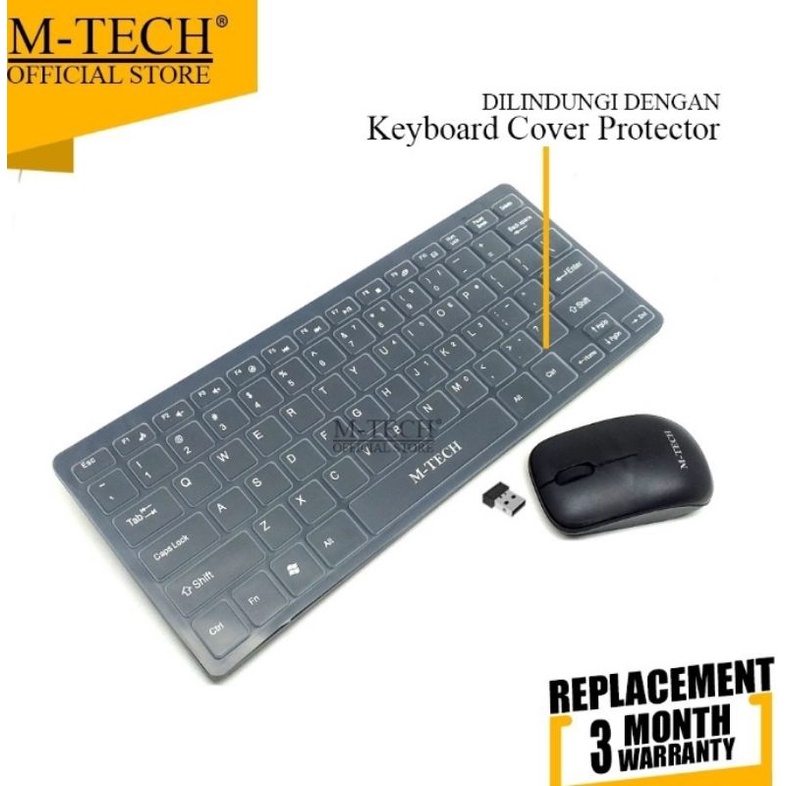 Keyboard Wireless Komputer M-Tech Stk-03