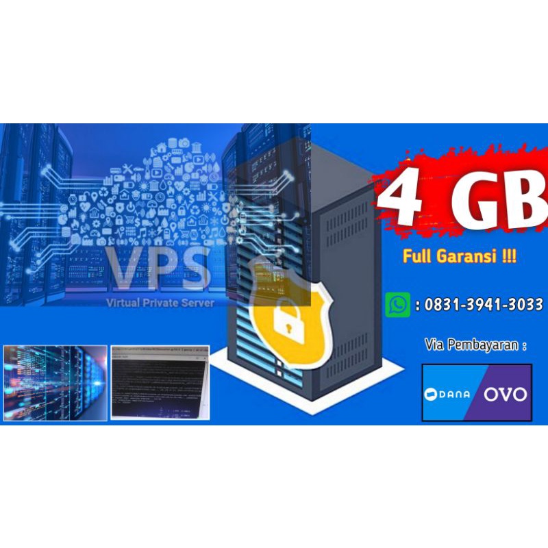 Virtual Private Server (VPs/Rdp) 4 Gb
