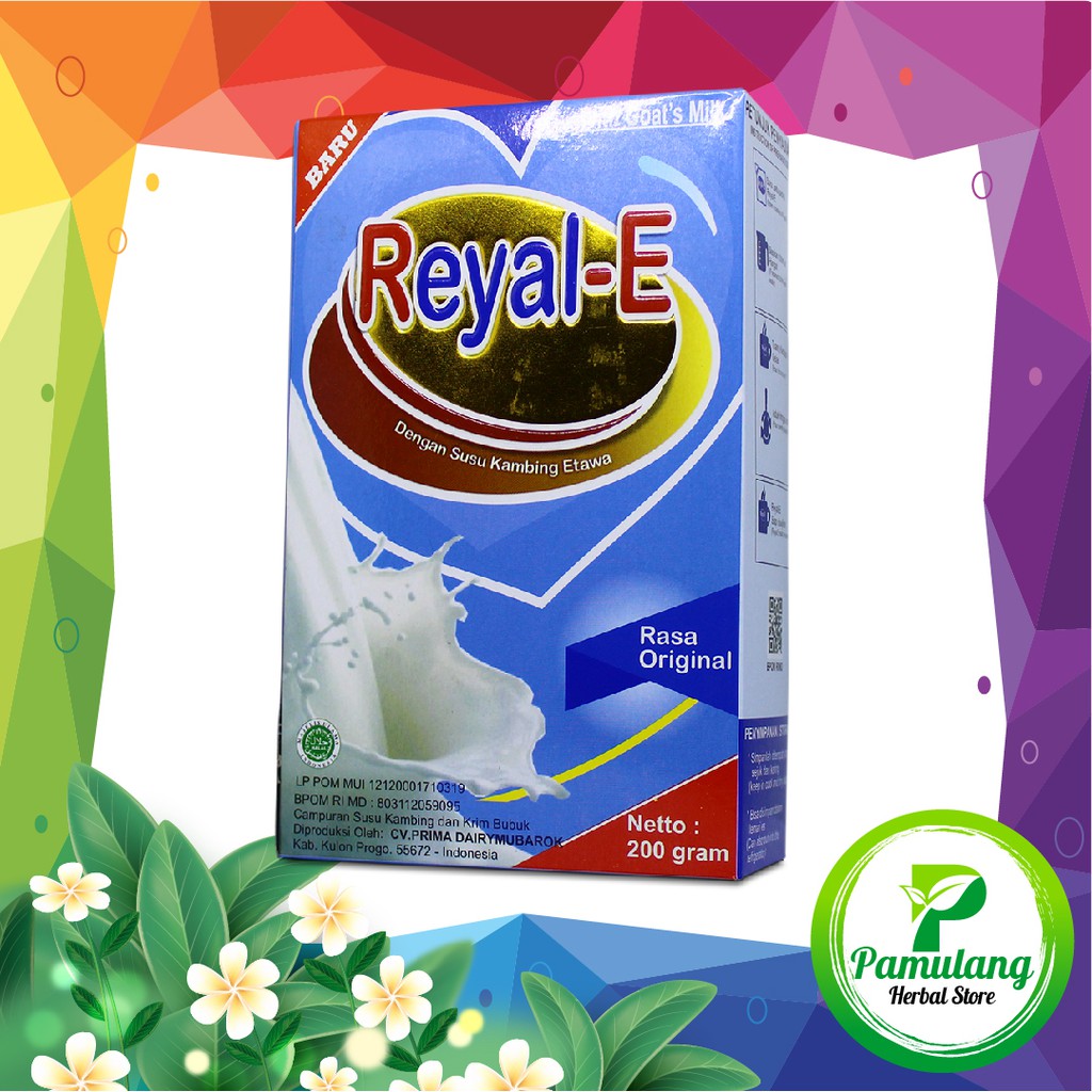 

SUSU KAMBING ETAWA REYAL-E Bubuk Varian Original Bergizi & Bernutrisi Tinggi