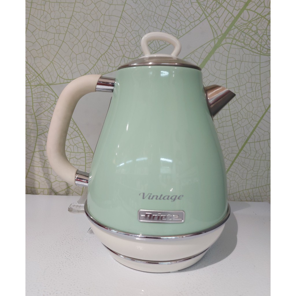 ARIETE TEKO LISTRIK 1L / PEMANAS AIR GREEN VINTAGE / WATER KETTLE VINTAGE