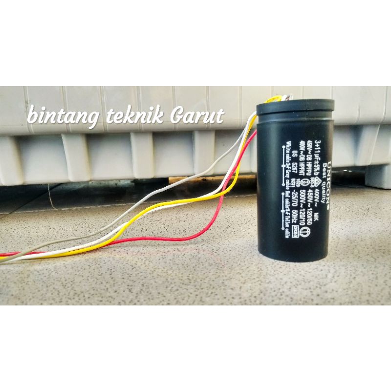 KAPASITOR/CAPACITOR MESIN CUCI SHARP MANUAL 2TABUNG SUPER AQUAMAGIC/AQUAMAGIC 9 SAMPAI 10KG