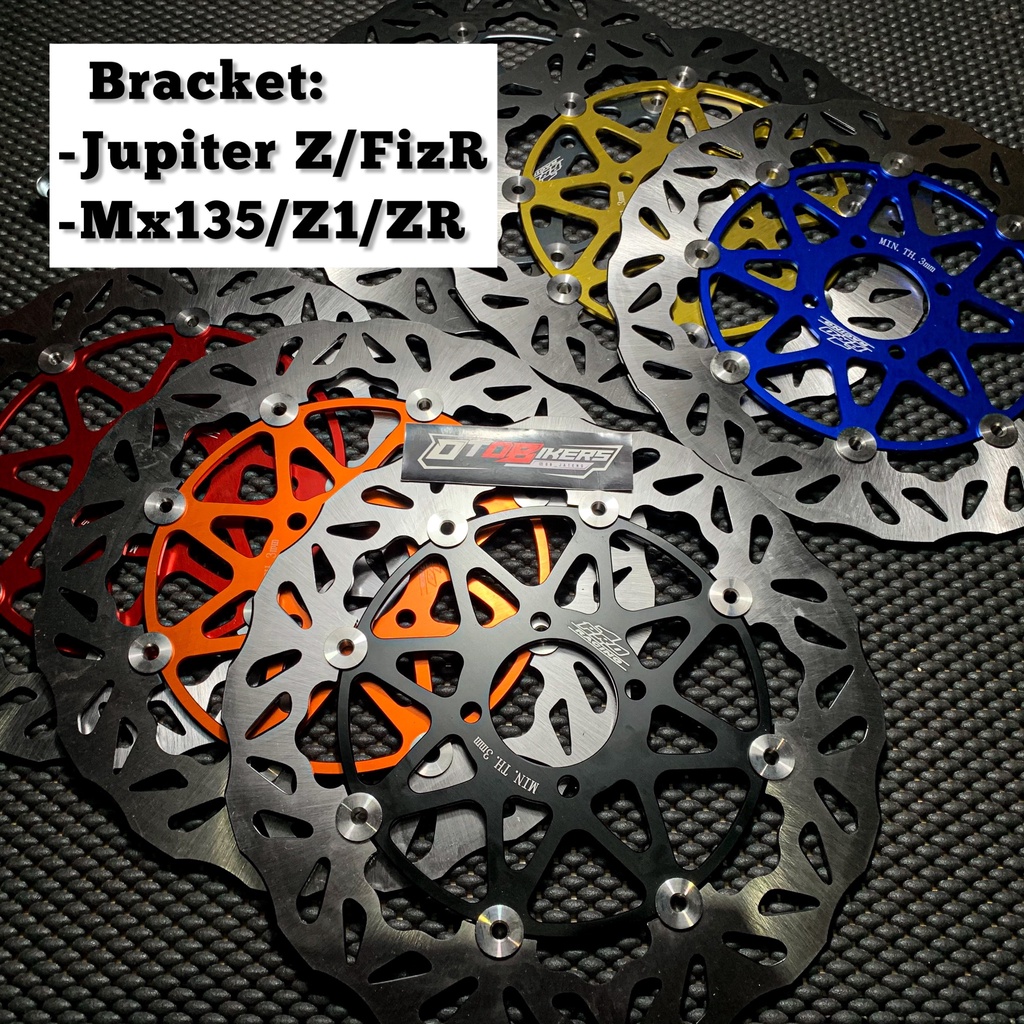 PIRINGAN CAKRAM PRO1 ORIGINAL 300 mm YAMAHA JUPITER Z Z1 MX 135 VEGA R NEW ZR RX KING FIZR FLOATING DISC bukan moto1 psm ktc pro 1 300mm