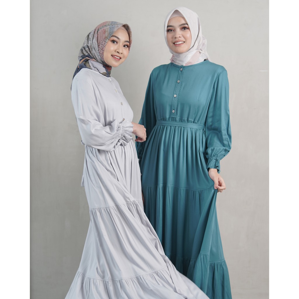 Anna Dress | Gamis Wanita Polos | Gamis Kondangan