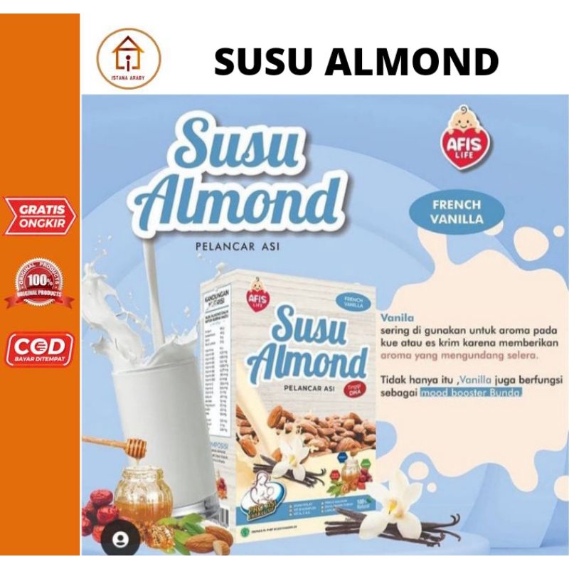 

SUSU ALMOND RASA FRENCH VANILA/SUSU PELANCAR ASI/SUSU BUBUKTERLARIS