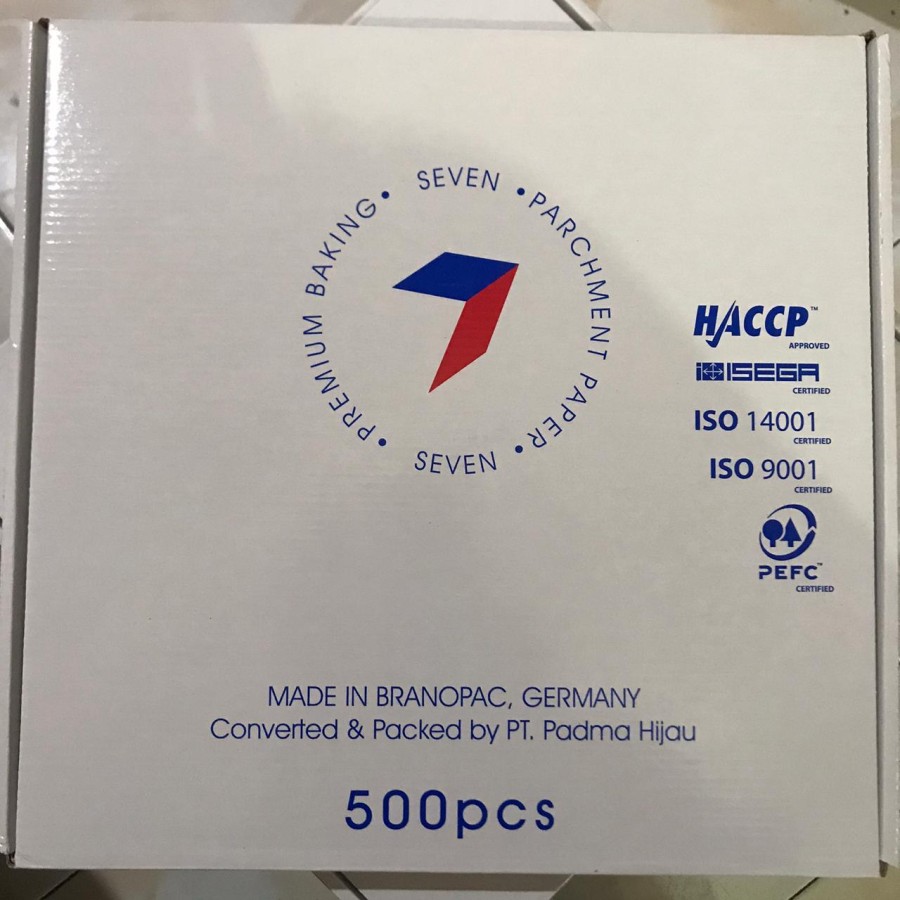 

Baking Paper Paper Seven White 30x30cm ream isi 500 lembar