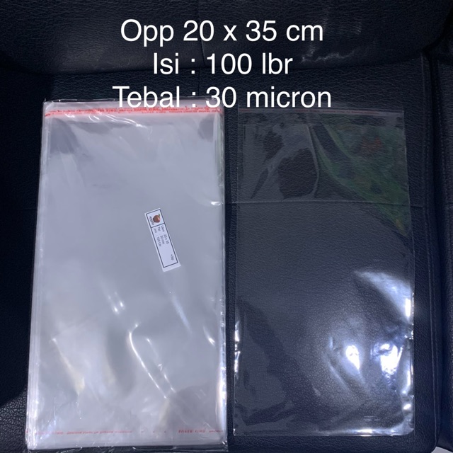 

Plastik opp lem tebal 03 20x35 20 x 35 seal 100 lembar pcs kaca 30 micron undangan bening murah