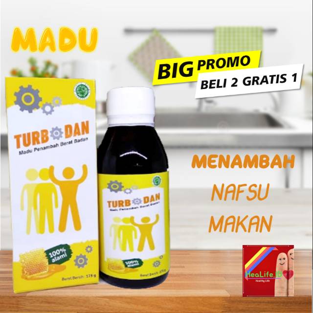 Vitamin Penggemuk Badan Madu Turbodan Nafsu Makan