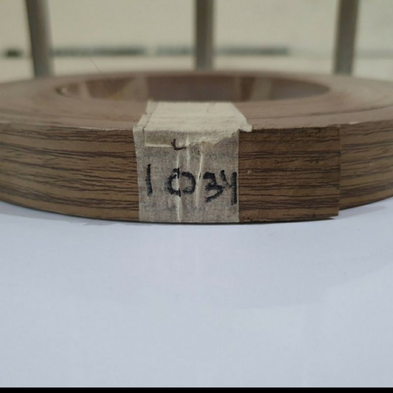 1034 Edging HPL Taco Woodgrain Tebal 2 mm Lebar 22 mm Motif Serat Urat Kayu