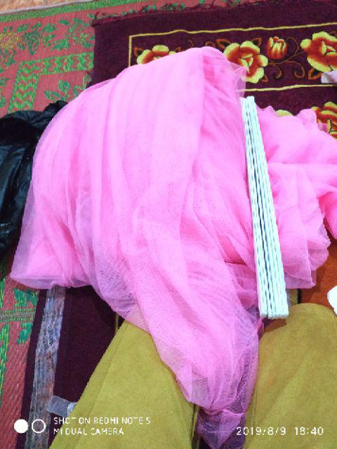 Kelambu Gantung Tile Triple Poni