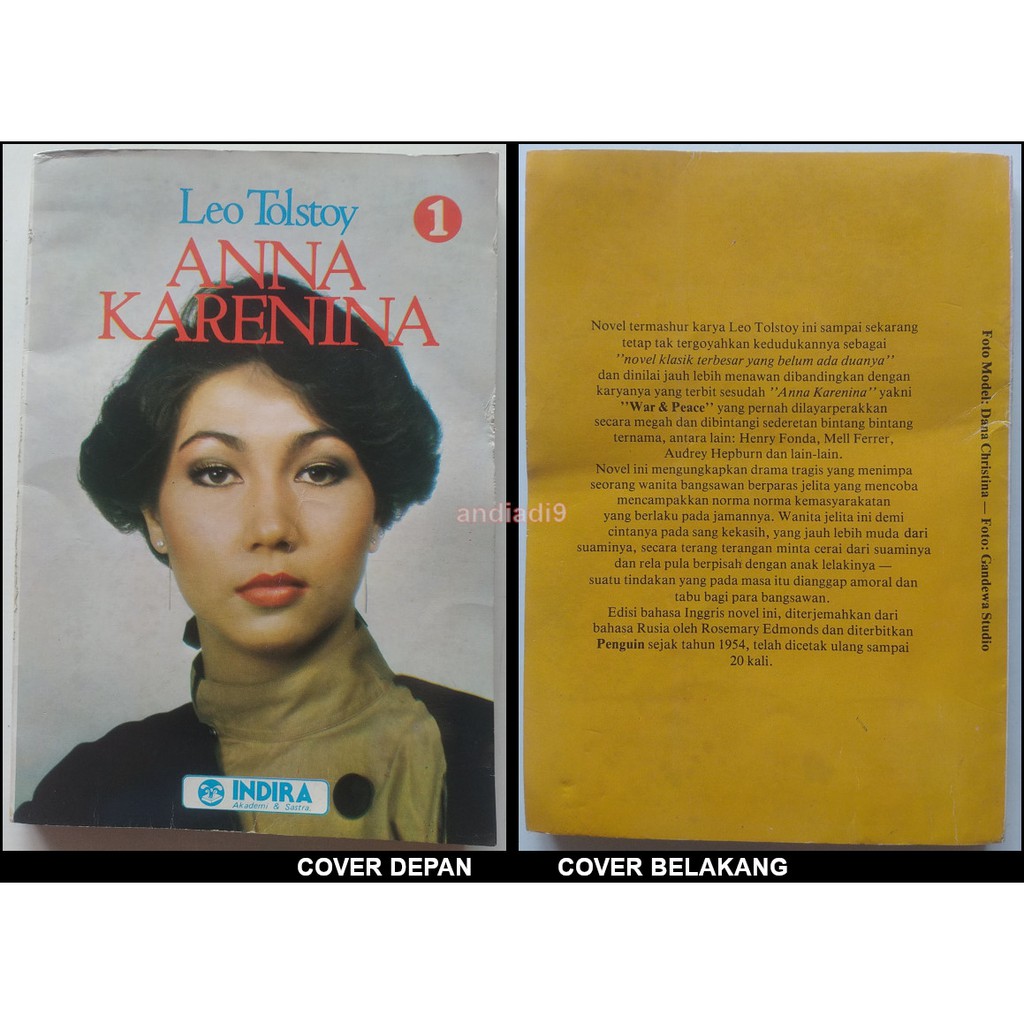 ANNA KARENINA JILID 1 LEO TOLSTOY KOESALAH SOEBAGIO TOER CET. PERTAMA JANUARI 1985