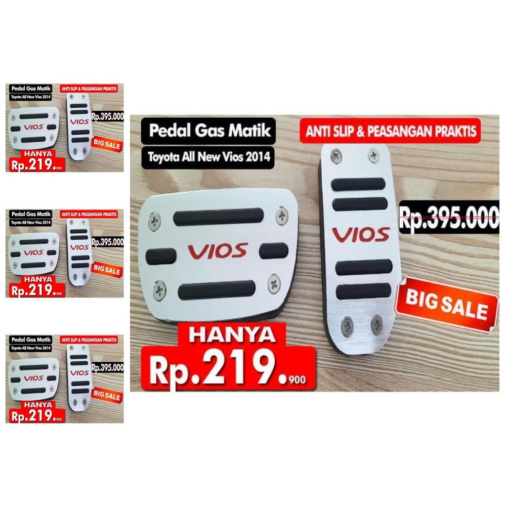 toyota vios 2014 pedal gas model sporty