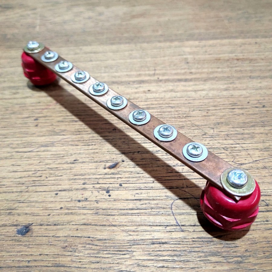 Silahkan Order] Busbar Tembaga Nol Netral Rst + Lengkap Isolator