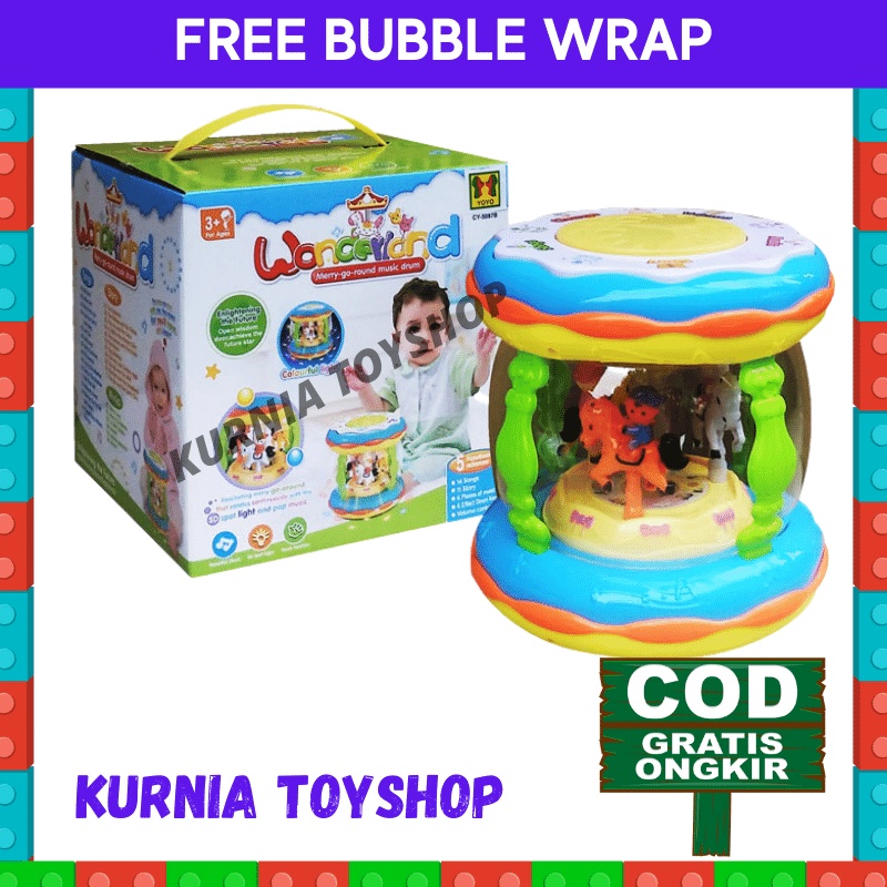 Mainan Drum Musik Music Song Dance Anak Bayi Dan Baby Motorik Kado Lahiran Ulang Tahun Ultah Laki La
