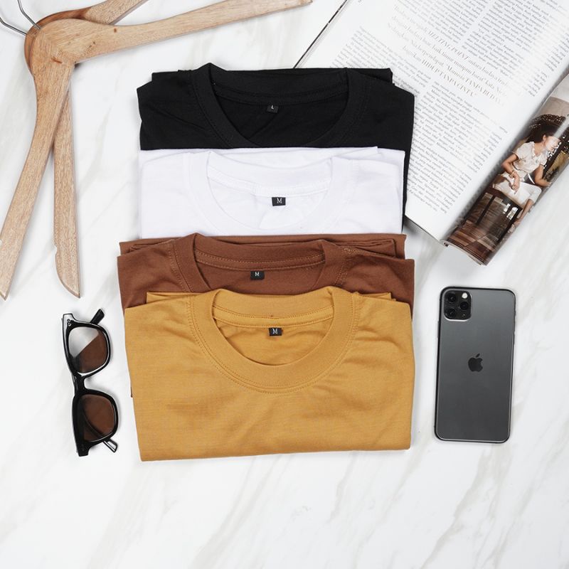 kaos polos import pria wanita