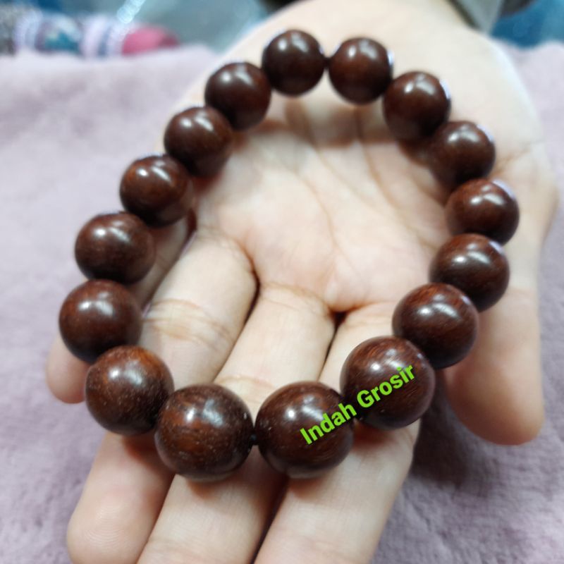 Gelang Kayu Naga Sari Dim 12mm 17butir Original