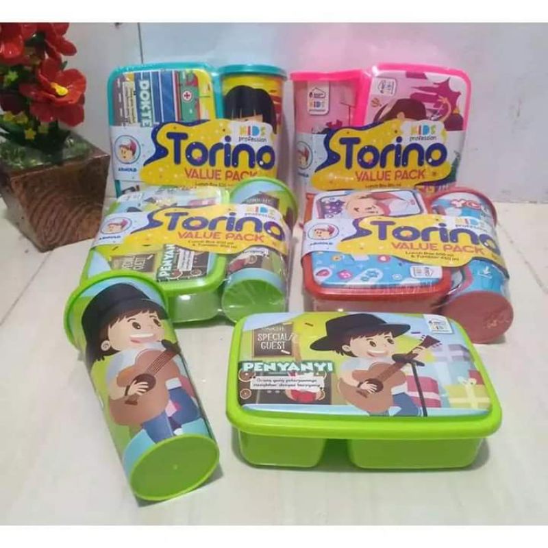 KOTAK MAKAN+BOTOL TORINO BIGGY HOME