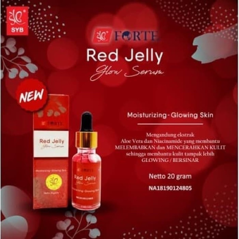 SYB FORTE SERUM RED JELLY GLOW SERUM /SERUM MERAH RED JELLY BPOM