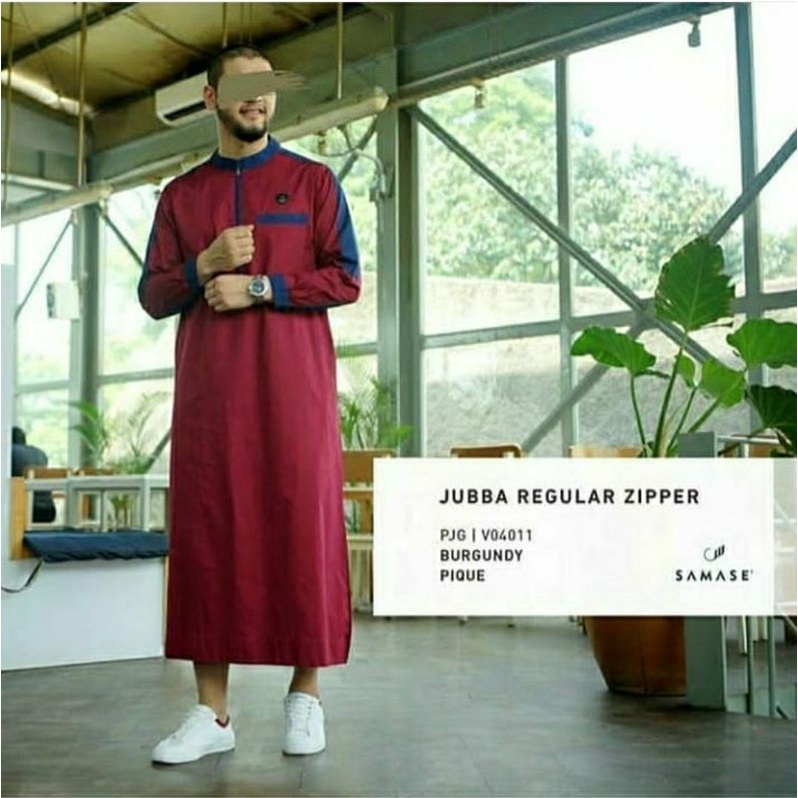 Jubba Reguler Zipper Samase V040