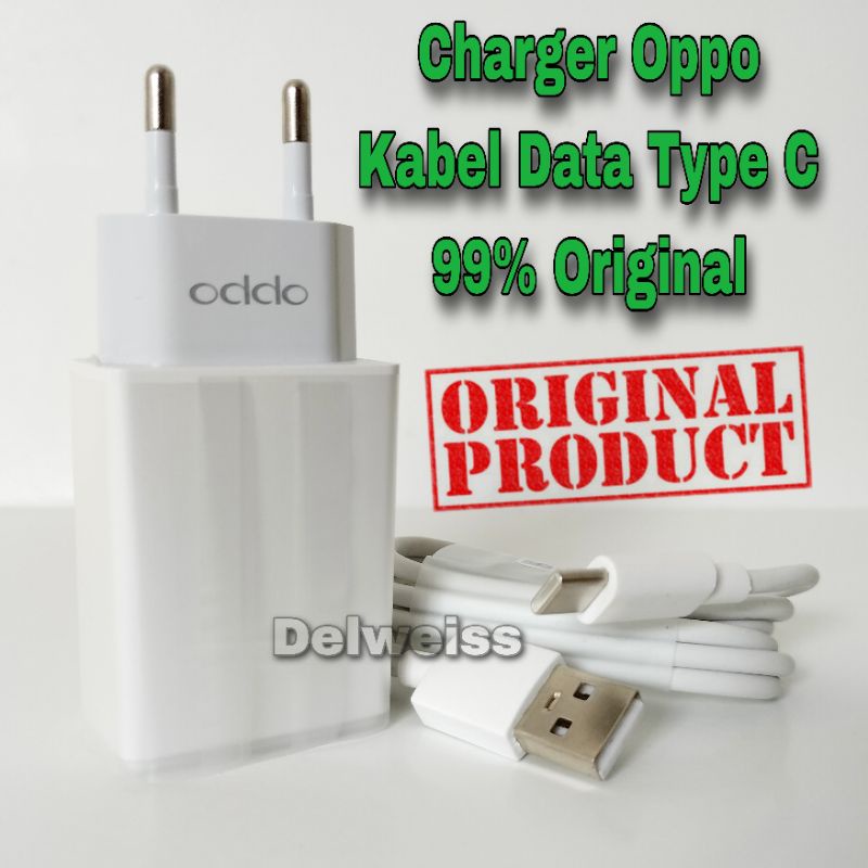 Charger Casan Cas Oppo A16 A9 2020 A5 2020 Type C