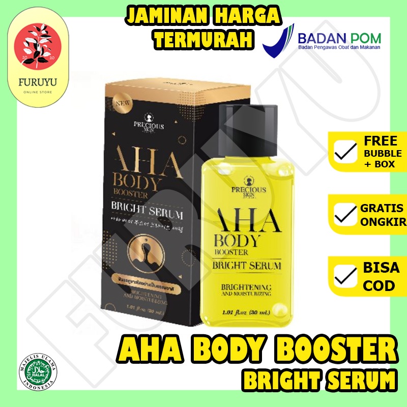 Precious Skin AHA Mimi Brightening &amp; Whitening Booster Body Serum Pemutih Badan Original BPOM