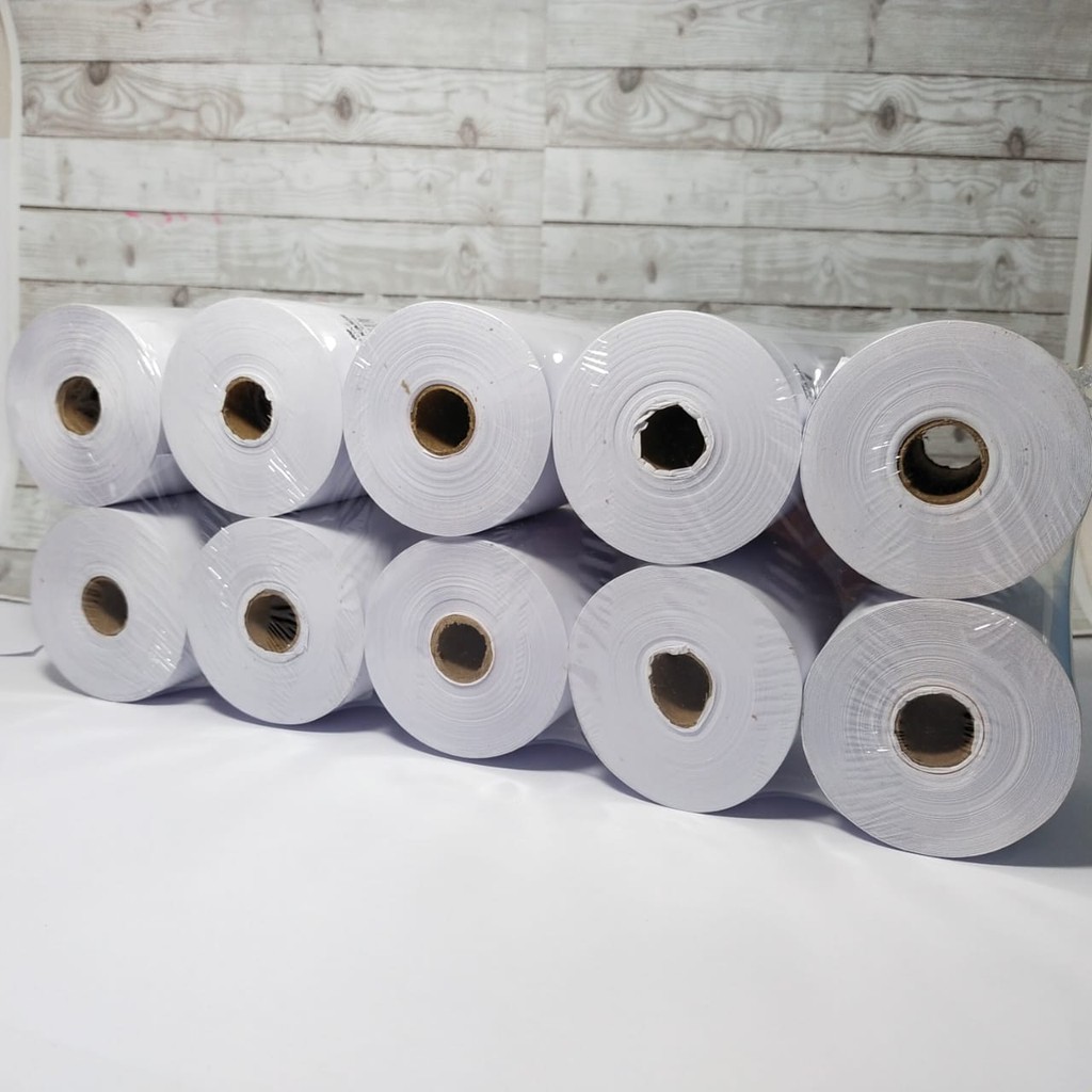 

1 SLOP isi 10 pcs roll kertas gulung kasir kertas termal roll paperline