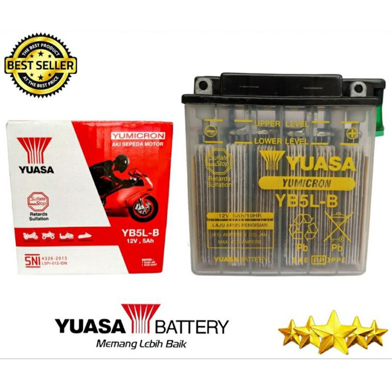 Aki MOTOR YUASA ASLI