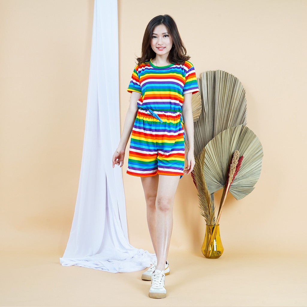 SETELAN ONE SET WANITA LESTARI / BASIC TIEDYE SET DAILYSET / ONESET TIE DYE-4