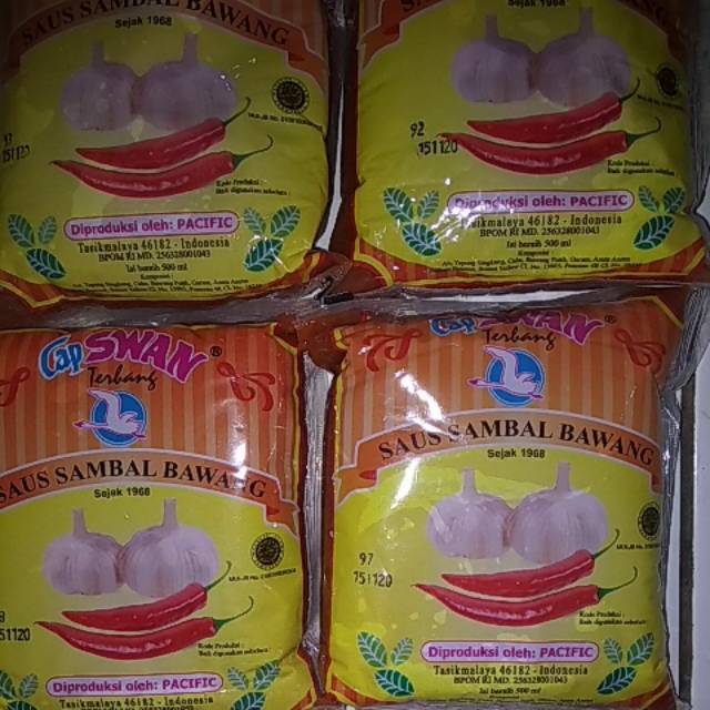 

saus sambal bawang cap SWAN 500ml