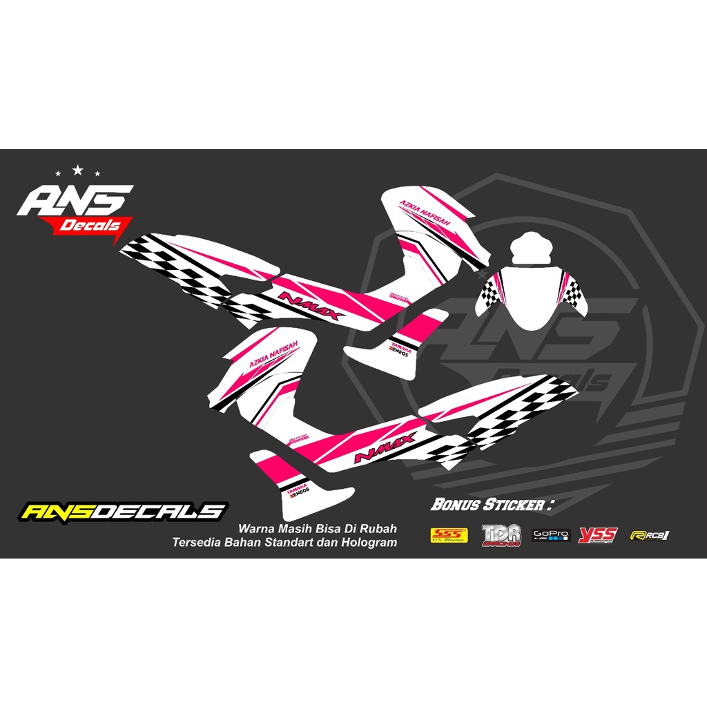decal nmax old - decal nmax - decal yamaha - bisa di reques ( cod)