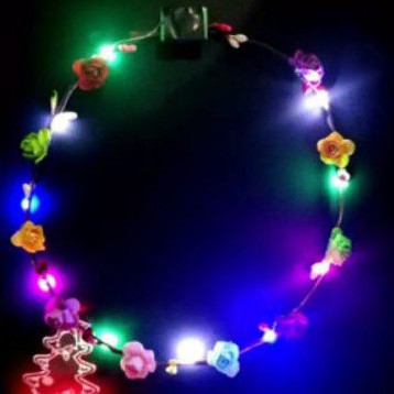 bando led bunga anak