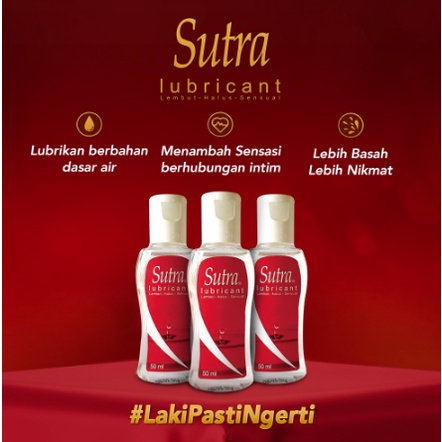 Sutra Lubricant 30ml &amp; 50ml &amp; 120ml - Lubrican Gel - Sutra Pelumas Pelicin - Sofit