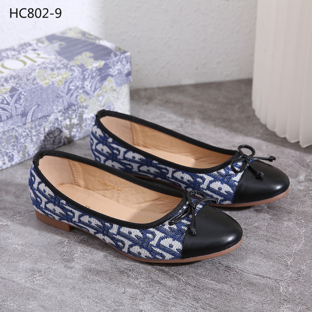 DR Oblique Flat Heel Shoes HC802-9