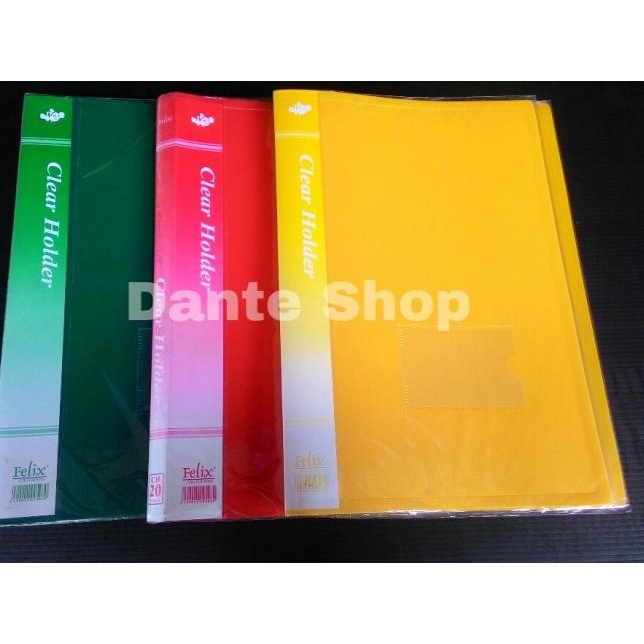 

✮ Clear Holder 20 Lembar - Hitam ➳