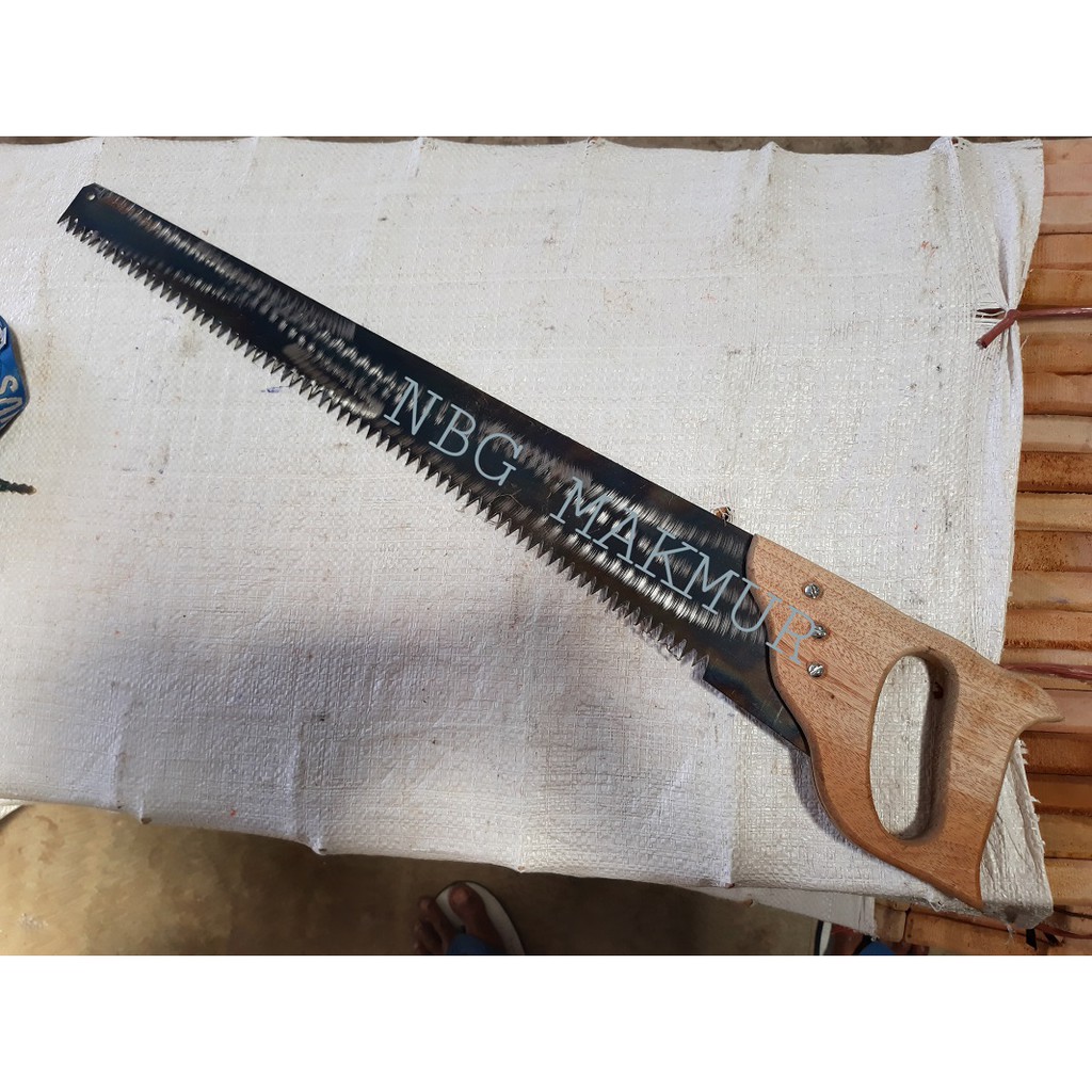 GRAJI JUMBO GERGAJI POHON 64CM / GRAJI KAYU / GRAJI HERBEL / GERGAJI BAMBU SIAP PAKAI PANJANG LEBAR