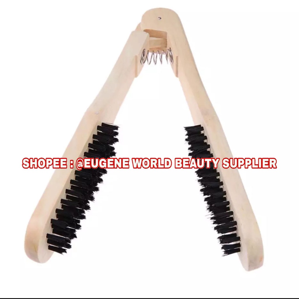 SISIR CATOK KAYU PELURUS RAMBUT BASAH WOOD WOODEN BRUSH HAIR SCALD COMB SISIR PELURUS RAMBUT SALON T