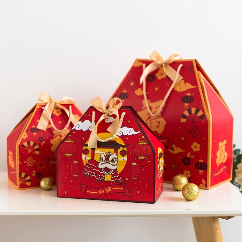 TAS HAMPER IMLEK MEWAH PARCEL BAG HOKI BESAR CNY CNYPB-04