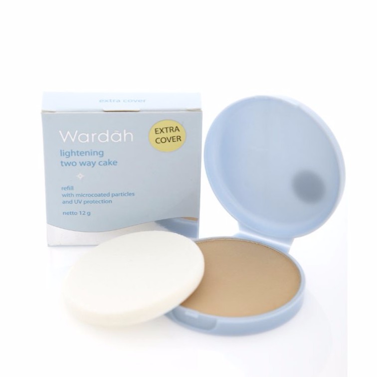 Wardah Lightening Two Way Cake Extra Cover Refill Shopee Indonesia