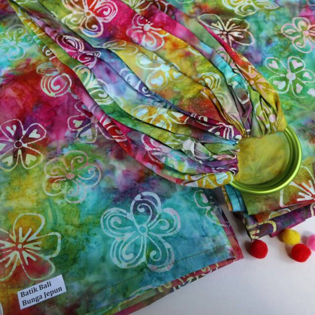 Ringsling / Ringsling Batik Bali / Ringsling nunik / gendongan bayi / n_unik