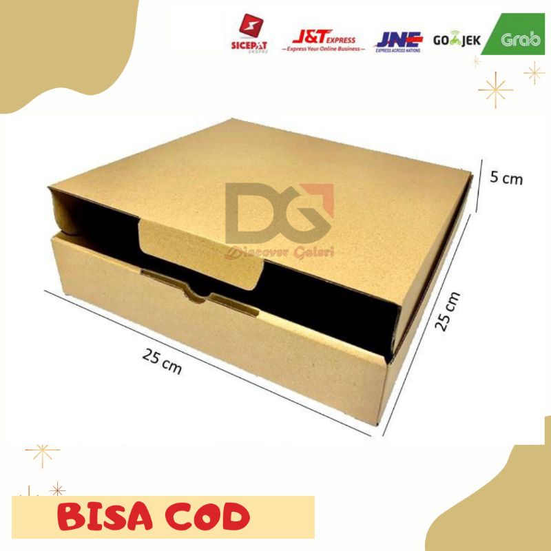 

kardus kado hampers packing die cut uk. 25x25x5 cm