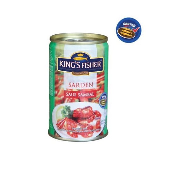 

BIG SALES! Sarden Ikan Kaleng King S Fisher Sarden Saus Sambal 155
