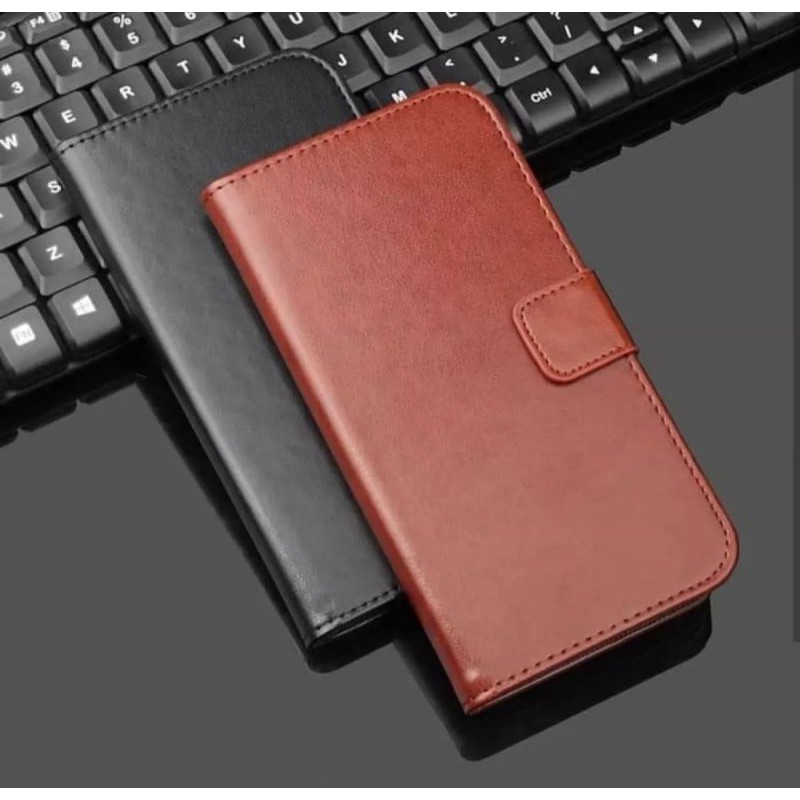 Samsung A21 s A21S Leather Case Flip Cover Casing Sarung Dompet Wallet Kulit Diary Buku Book Folio