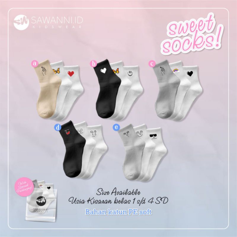 Kaos Kaki Sweet Socks