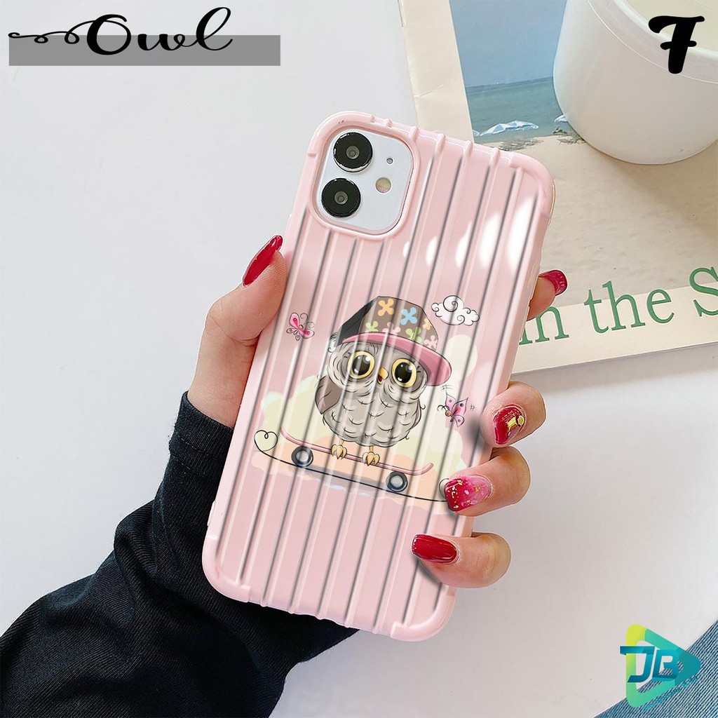 Softcase OWL iphone 6 6g 6g+ 7g 7g+ 8 8+ x xs max se 2020 11 12 mini pro max JB2981