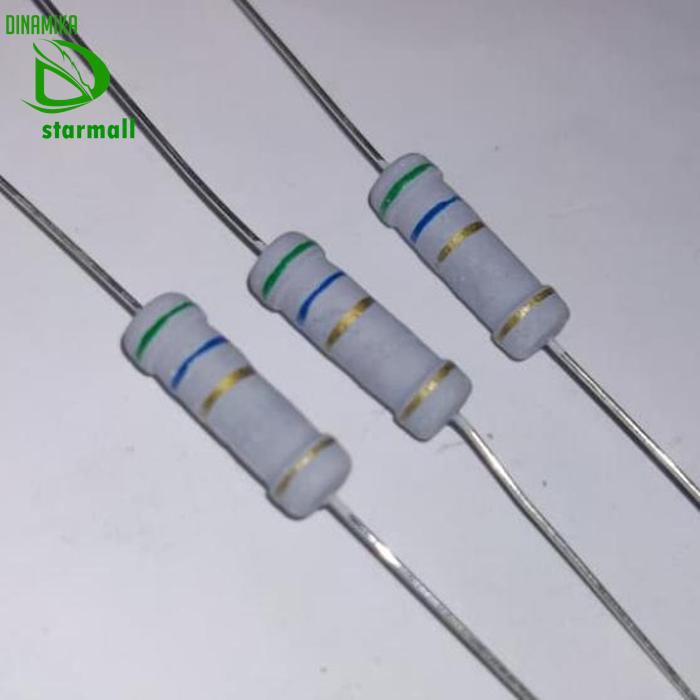Resistor 5R6 5.6Ohm 5.6 2Watt 2 Watt Toleransi 5% Pcmelebik54 Berkualitas